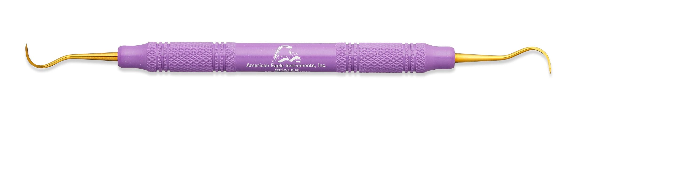 American Eagle XP Sickle Scaler, #H6-7 (U6-7), Universal Anterior, EagleLite Resin Handle, 3/8", Purple, 1/Pk, AESH6-7XPX - Sickle Scaler, XP, # H6-7, Universal Anterior, EagleLite, Resin, 3/8", Purple, 1/Pk, AESH6-7XPX - Image 1