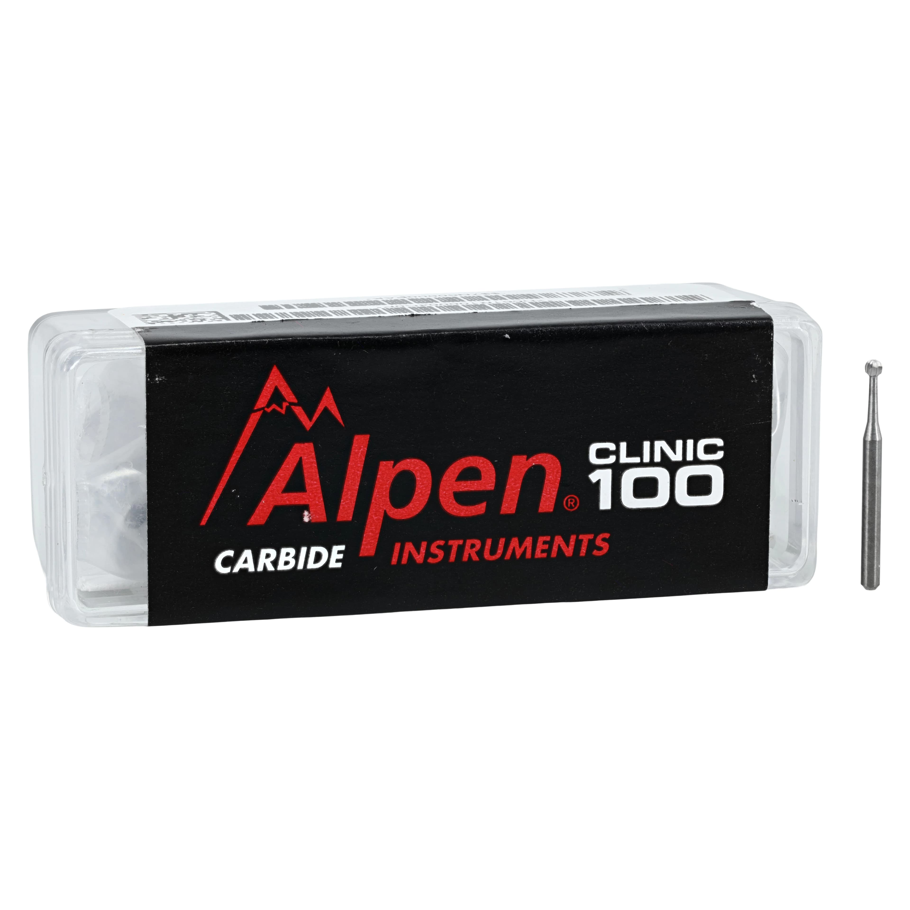Alpen Operative Surgical Carbide Burs, FG, Round, #4, 1.4 mm, 100/Pk, R100004C - Alpen Operative Surgical Carbide Burs, FG, Round, # 4, 1.4 mm, 100/Pk, R100004C - Image 1