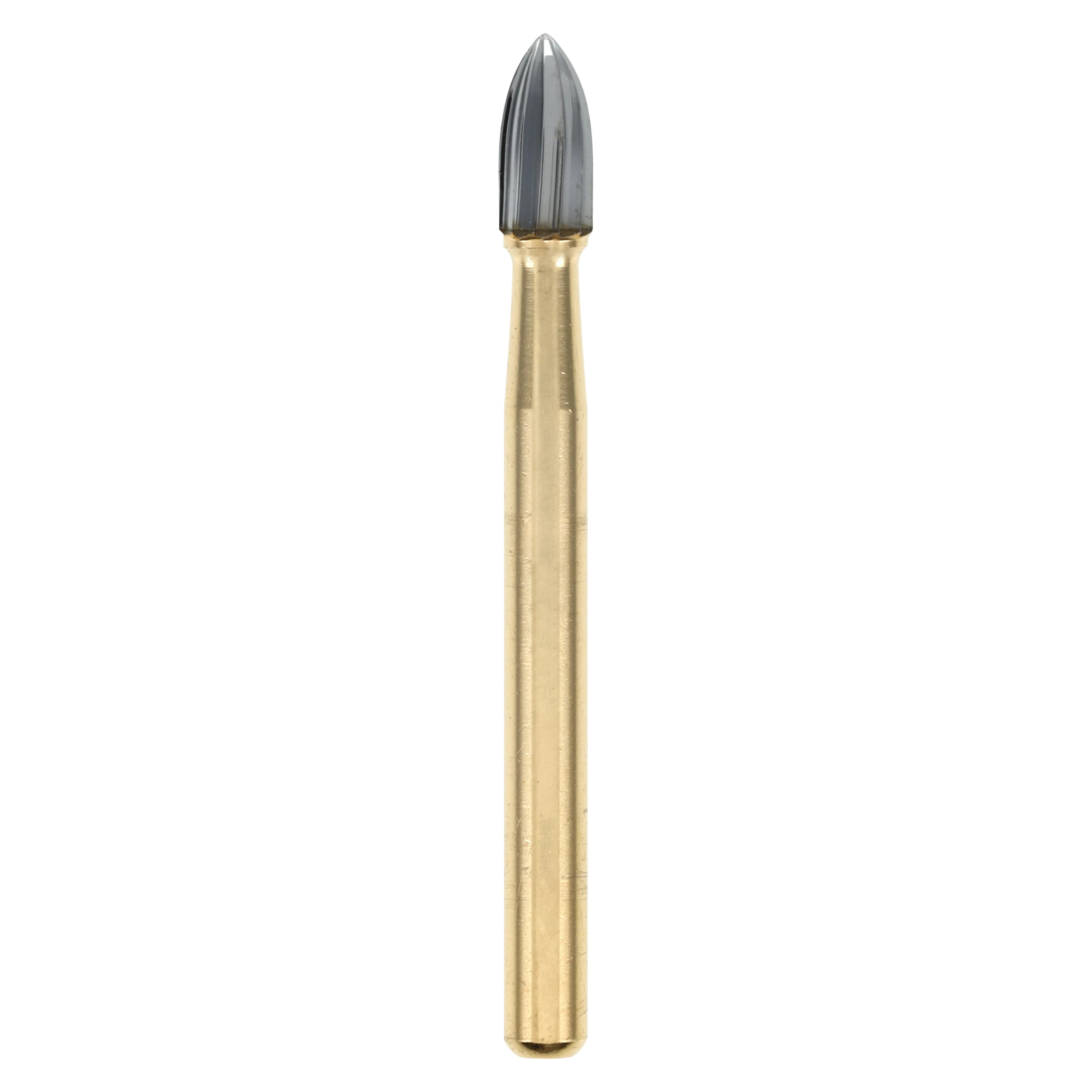 Alpen 12-Blade Trimming & Finishing Carbide Bur, FG, Egg Shape, #7406, 1.8 mm, 5/Pk, R707406 - Alpen 12-Blade Trimming & Finishing Carbide Burs, FG, Egg, # 7406, 1.8 mm, 5/Pk, R707406 - Image 1