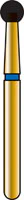 Alpen x1 Single-Use Diamond Bur, FG, Round/Ball #801-023C, Coarse, Green, 2.3 mm, 25/Pk, X801C023 - Alpen X1, Diamond Single Use Burs, FG, # 801-023C, Round, Coarse, Green, 25/Pk, X801C023 - Image 1