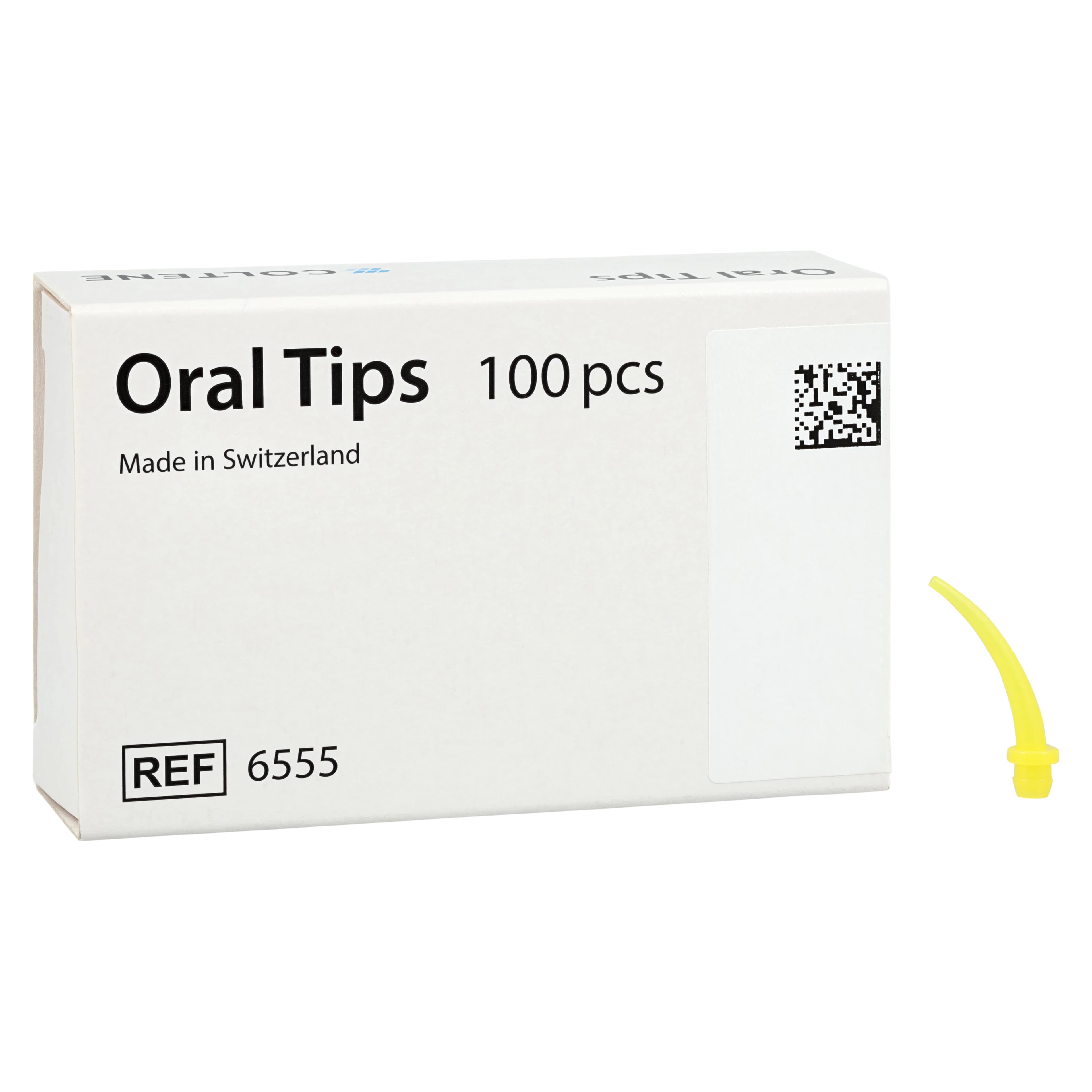 Coltene Affinis Intraoral Mixing Tips, Yellow, 50 mL, 100/Pkg, C6555 - ParaCore, Intraoral Tips, 100/Pkg, Yellow, 6555 - Image 1