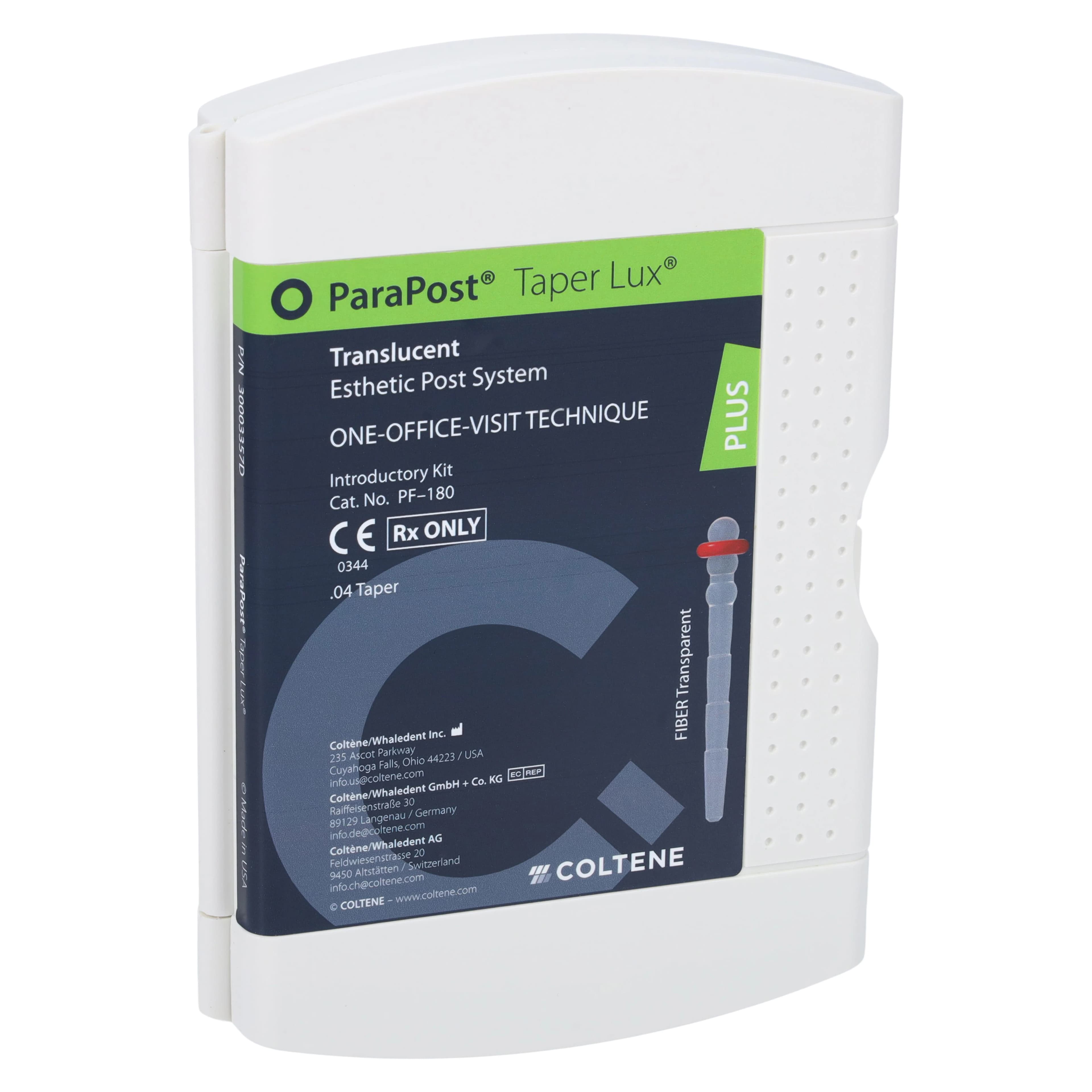 ParaPost Taper Lux Translucent Fiber Resin Post System Introductory Kit, Assorted Sizes, PF180 - ParaPost® Taper Lux Posts Kit - Image 1