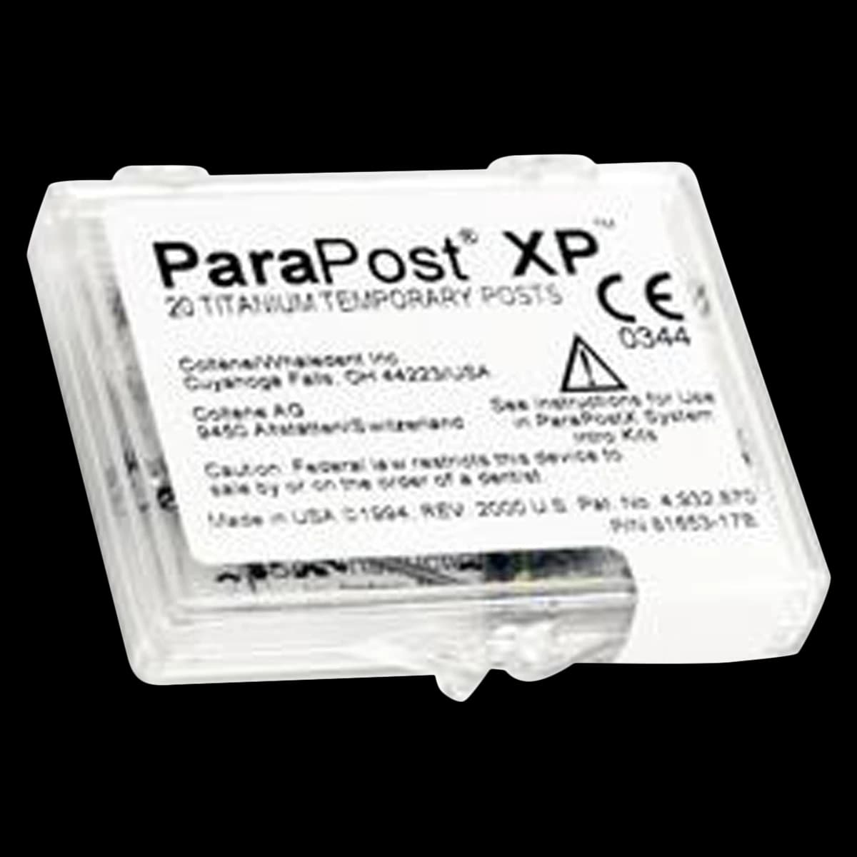 ParaPost XP Titanium Temporary Posts, Size 4.5, Blue, 0.045"/1.14 mm, 20/Pk, P74645 - ParaPostXP Post Titanium P7464.5 20/Pk - Image 1