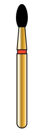 Alpen Multilayer Diamond Bur, FG, Football #379, 1.8 mm, Super Coarse, Black, 5/Pk, R379SC018FG - Alpen Multilayer Diamond Burs, FG, Football, # 379, 1.8 mm, Super Coarse, Black, 5/Pk, R379SC018FG - Image 1