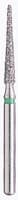 BluWhite Diamond™ Bur FG 703C, Coarse, Green Ring, Cone Taper Flat End, 1.4 mm Diameter, 9.8 mm Length, 5/Pkg - BluWhite Diamond™ Burs – FG, Coarse, Green, Cone, Taper Flat End, 5/Pkg - # 703C, 1.4 mm Diameter, 9.8 mm Length - Image 1