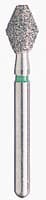 BluWhite Diamond™ Bur, FG, Football, Coarse, Green, Occlusal, #460C, 3.3 mm Diameter, 4.6 mm Length, 5/Pkg - BluWhite Diamond™ Burs – FG, Football, 5/Pkg - Coarse, Green, Occlusal, # 460C, 3.3 mm Diameter, 4.6 mm Length - Image 1
