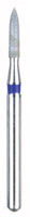 BluWhite Diamond™ Bur FG, Ultra Fine, Flame, Composite Finishing, #5205, 1.2 mm Diameter, 5.0 mm Length, 5/Pkg - BluWhite Diamond™ Burs – FG, Ultra Fine, Purple, Flame, Composite Finishing, 5/Pkg - # 5205, 1.2 mm Diameter, 5.0 mm Length - Image 1