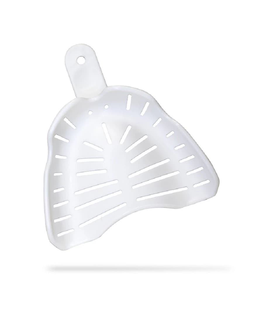 AccuDent XD Edentulous Impression Tray #10, Upper Medium, Disposable, 12/Box, 673713 - AccuDent XD Edentulous Tray #10 Upper Medium (12) - Image 1