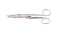 Miltex Mayo-Noble Scissors, Curved, Round Tip, 6-1/2" Stainless Steel, Each - Mayo-noble Scis Cvd Round - Image 1
