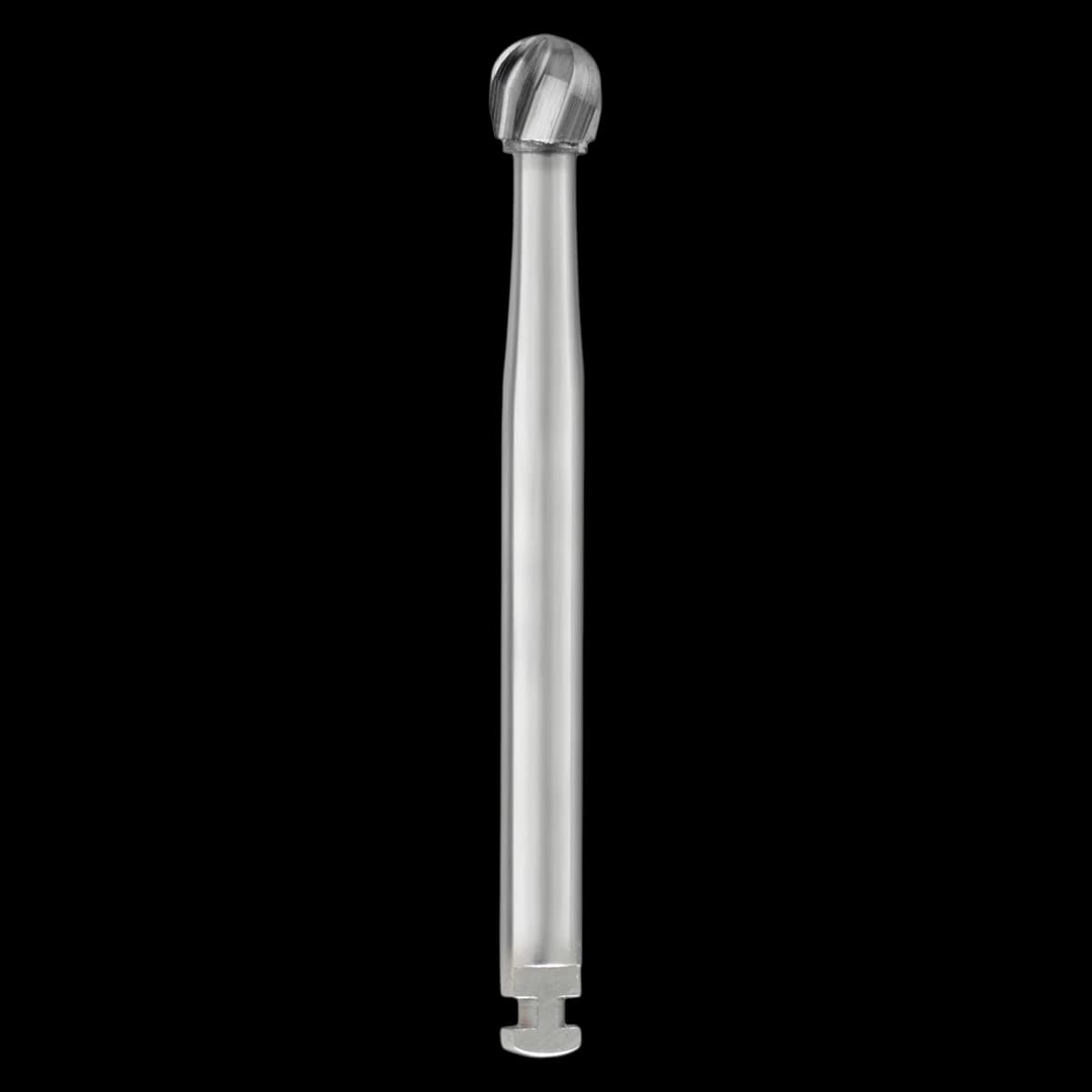 SS White #8 Sterile Carbide Bur, Round, RA (Right-Angle Latch) Shank, 25/Roll - #8 Sterile Carbide Bur Round RA Roll of 25 - Image 1