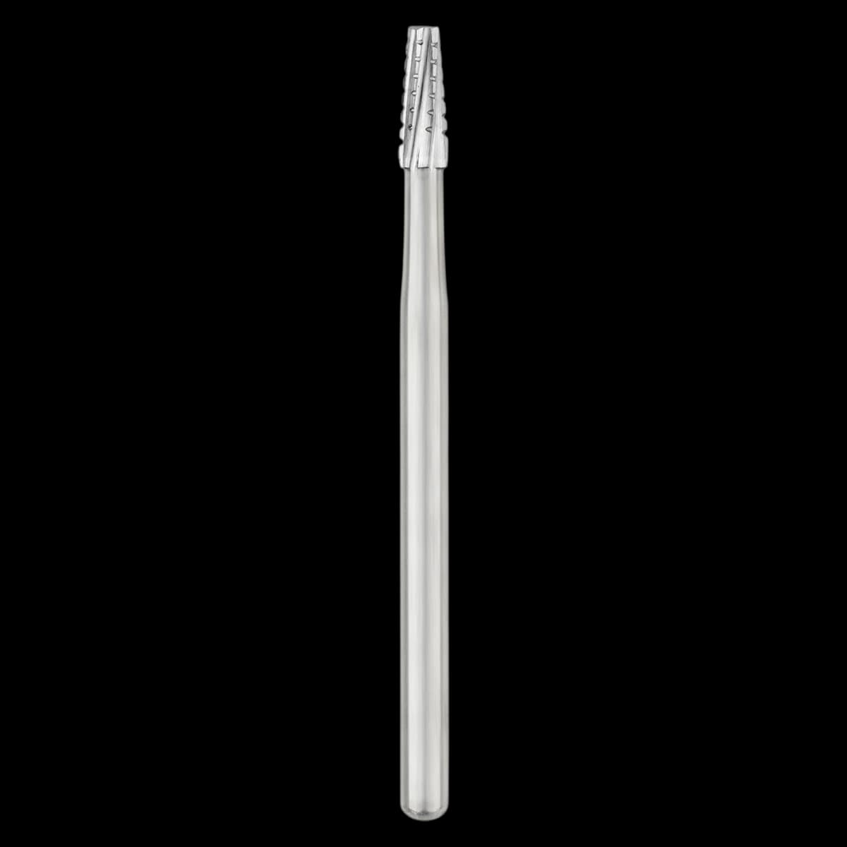 SS White Sterile Oral Surgery Carbide Bur, FGSL, Taper/Flat End Cross Cut Fissure, #702, 25/Roll, 10682 - Sterile Oral Surgery Carbide Burs, FGSL, Taper/Flat End Cross Cut Fissure, # 702, 25/Roll, 10682 - Image 1