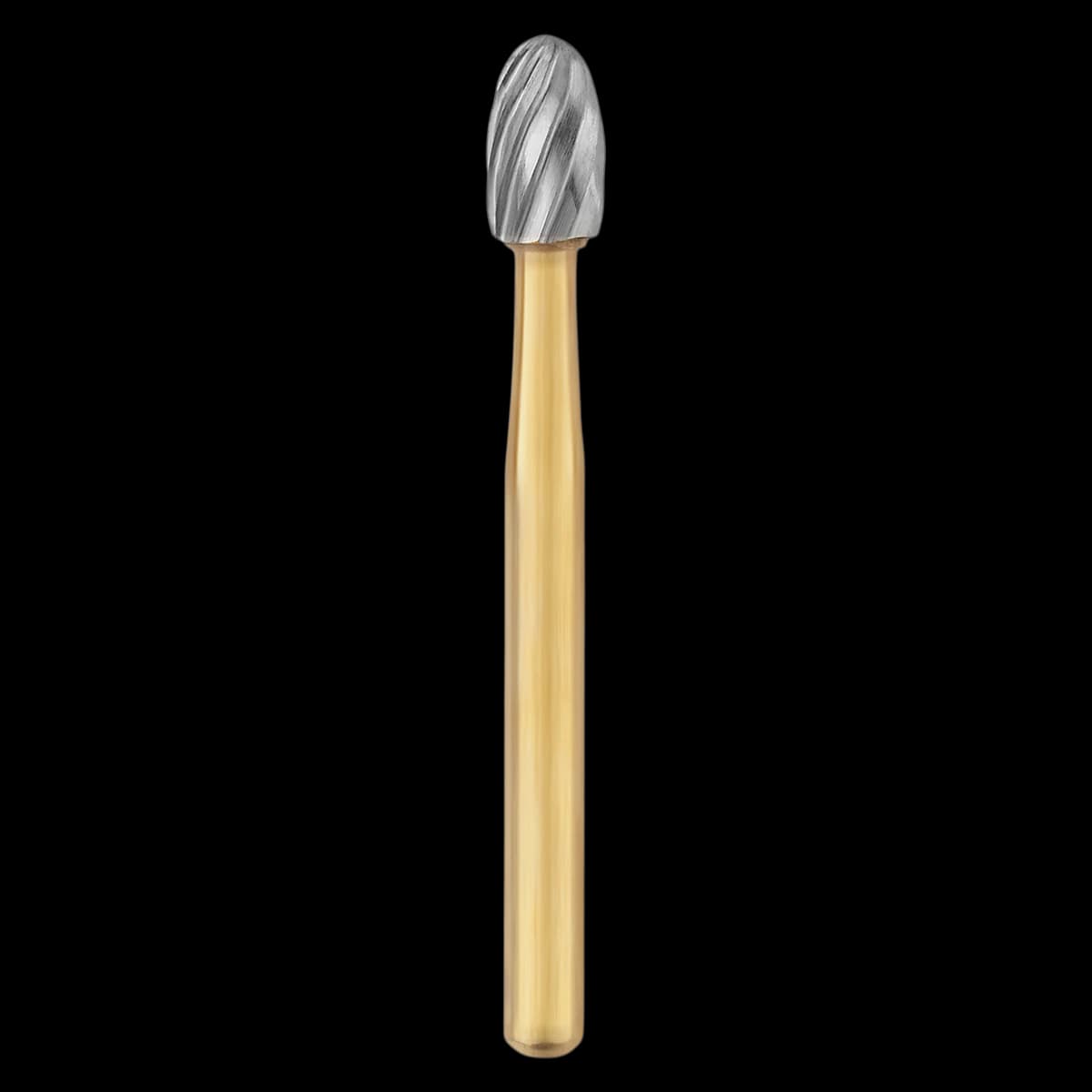 SS White 7379 Trimming and Finishing Carbide Bur, FG, Egg Shape, 12 Blades, Sterile, 25/Roll - 7379 Blade Finish Dur Finish Sterile 12 Blades Roll of 25 - Image 1