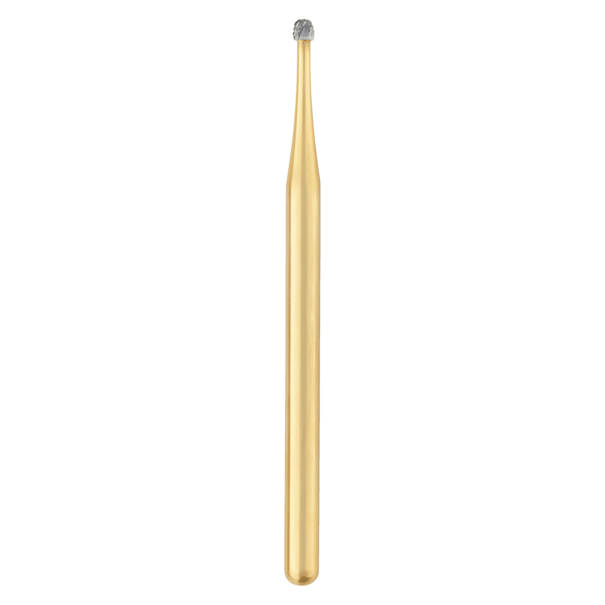 Great White Gold Series Carbide Burs, Friction Grip Surgical Length (FGSL), Round #2R, 5/Pk, GWSL2R - Great White Gold Series Carbide Burs, FGSL, Round, # 2R, 5/Pk - Image 1