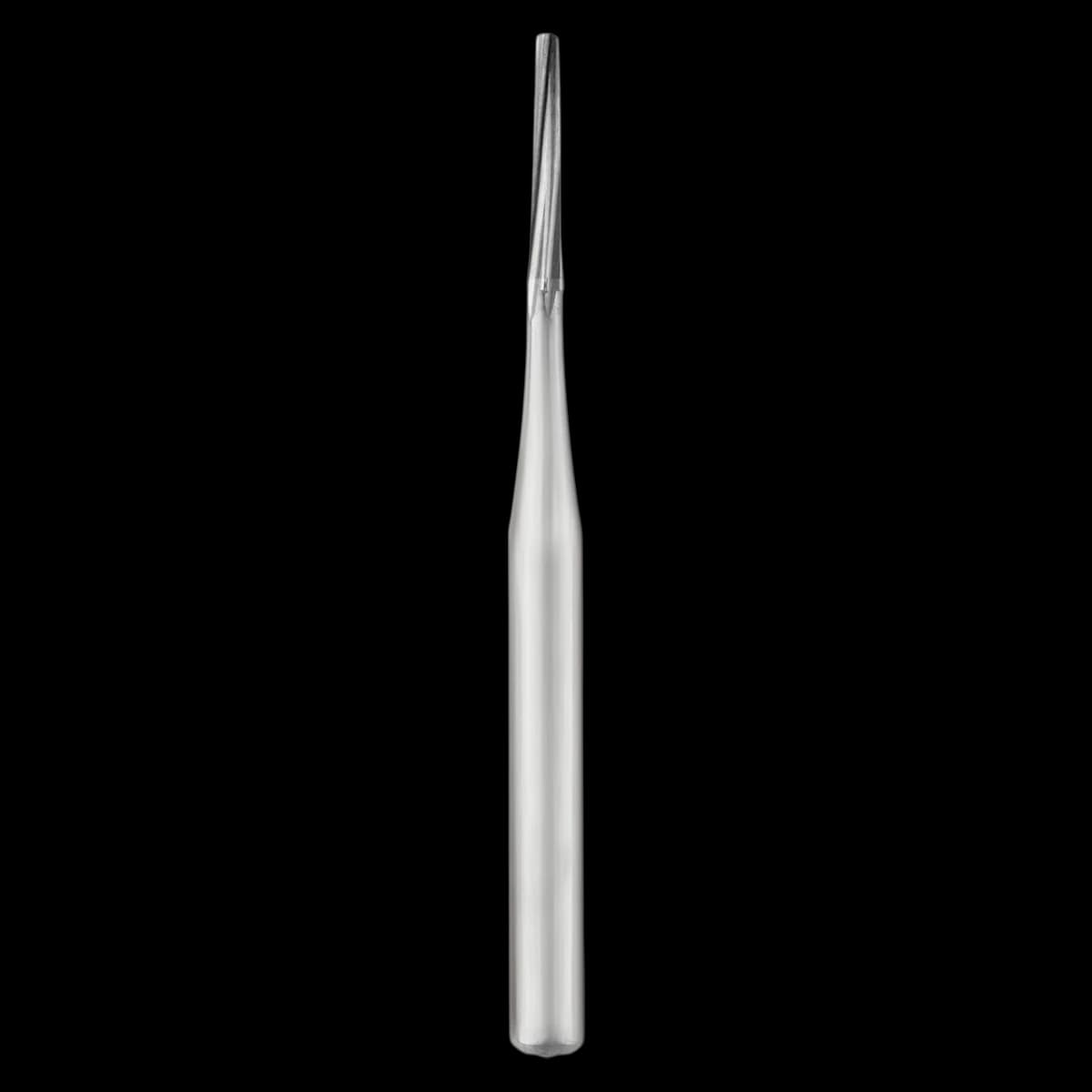 SS White Sterile Carbide Burs, Friction Grip (FG), Tapered Fissure Flat End Crosscut, #169L, 100/Pkg - SS White Sterile Carbide Burs – FG, Tapered Fissure - Flat End Crosscut, # 169L, 100/Pkg - Image 1