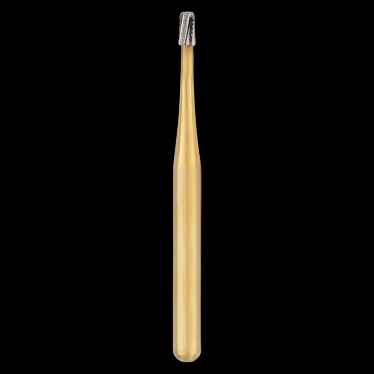 Great White Gold Series Sterile Carbide Bur, FG, Straight Fissure, #1, GW1, 25/Pkg - Great White® Gold Series Sterile Carbide Burs – FG, Straight Fissure, 25/Pkg - # 1 - Image 1