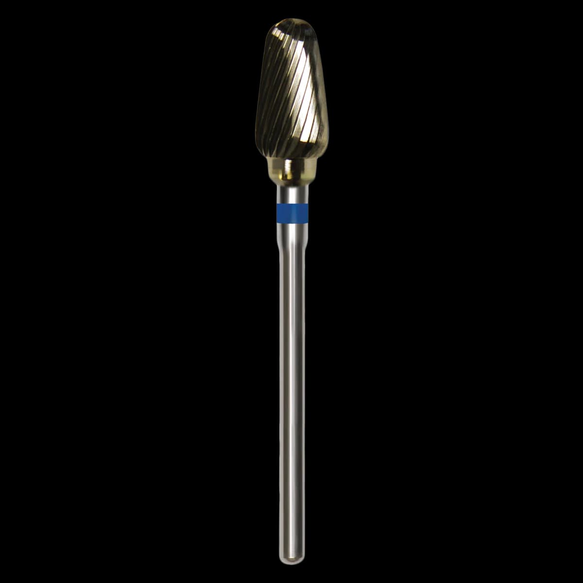 Great White Lab Series Carbide Bur, M Series, Round-End Taper Spiral Cut, ISO 200, GW351-070M-4, 1/Pk - Great White® Lab Series Carbide Burs - M Series GW351-070 (ISO 200) - Image 1