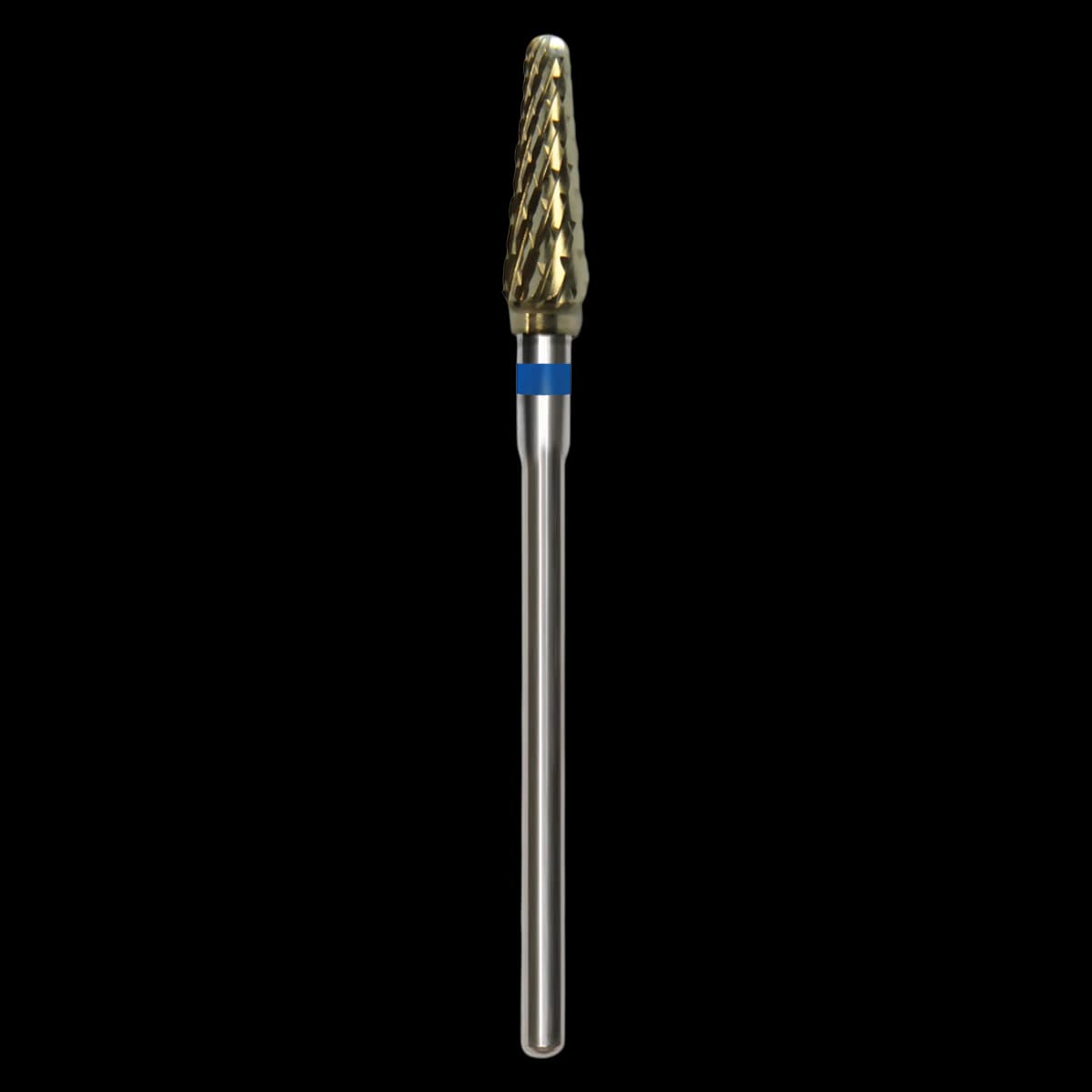 Great White Lab Series Carbide Bur, M Series, Round-End Taper Spiral Cut, ISO 200, GW79-045M-4, 1/Pk - Great White® Lab Series Carbide Burs - M Series GW79-045 (ISO 200) - Image 1