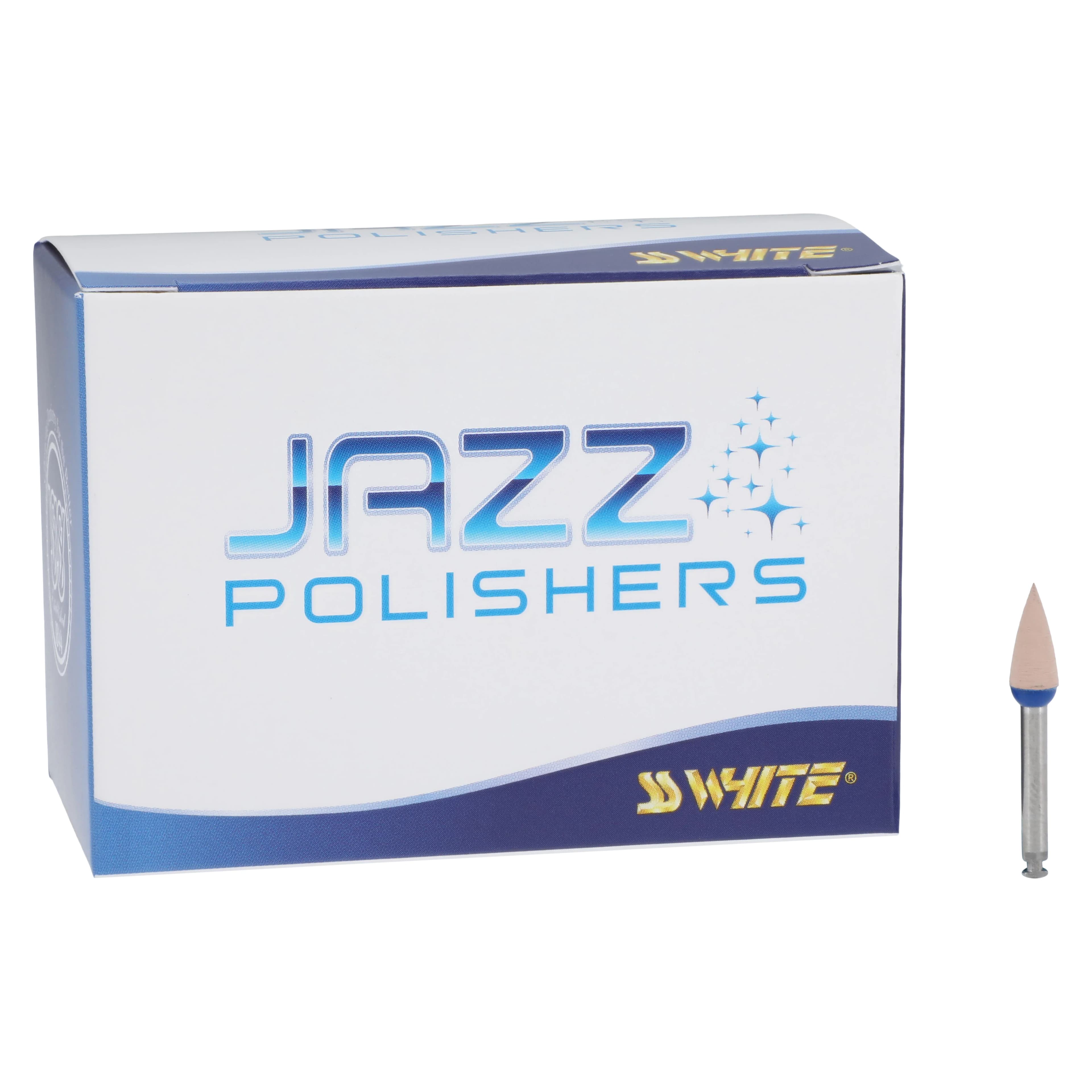 Jazz ZA2S Zirconia-Alumina 2-Step Universal Polishing System, Fine, RA, Flame, 3/Pkg, 89117 - Jazz® ZA2S Zirconia-Alumina 2-Step Universal Polishing System - Fine RA - Flame - Image 1