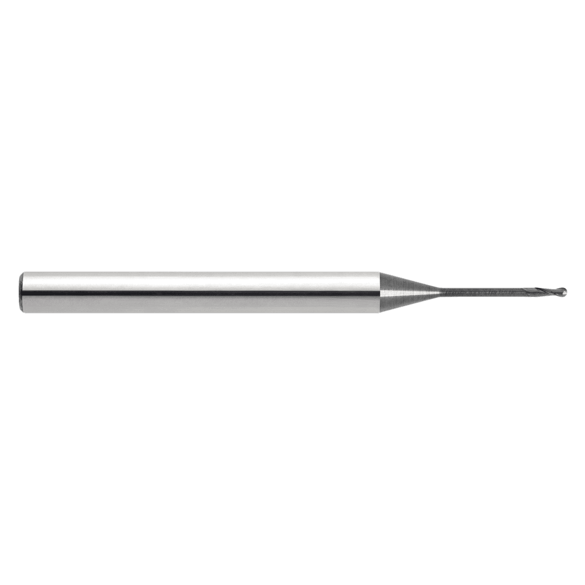 Lazer Sharp Uncoated CAD/CAM Carbide Ball End Mill, 1mm, Roland, 2 Flute, 1/Pk, SSWROL-104050-20-01 - Lazer Sharp Uncoated CAD/CAM Carbide ball, Roland End Mill, 1mm, 1/Pk - Image 1