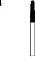 Great White® Ultra Carbide Bur, Round End Taper, FGSS, #856-018S, 1.8 mm Head Diameter, 8.0 mm Head Length, 5/Pkg, 18183-5 - Great White® Ultra Carbide Burs – Round End Taper, FGSS, 5/Pkg - # GWU 856-018, 1.8 mm Diameter, 8.0 mm Head Length - Image 1