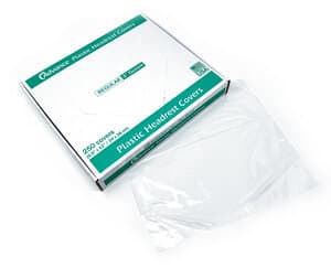 Advance Plastic Headrest Covers, 9.5" x 11", Box of 250 - ADVANCE PLASTIC HEADREST COVERS 9.5X11 BX250 - Image 1