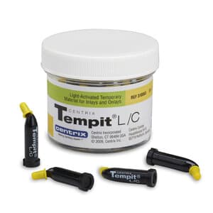 Tempit L/C Temporary Inlay Cement, 0.25 g Syringe, Pack of 30 - TEMPIT L/C TEMPORARY INLAYS PK30 .25G EA - Image 1