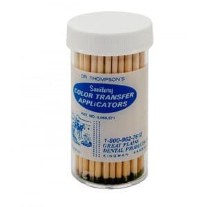 Great Plains Dental Color Transfer Applicators, Disposable, 100/Box - COLOR TRANSFER APPLICATORS DISPOSABLE - Image 1