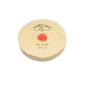 Dixon/Grobet Rag Muslin Buffs, 4" x 42 Ply, #17.581-1 - RAG MUSLIN BUFFS 4 X 42 PLY #17.581-1 - Image 1
