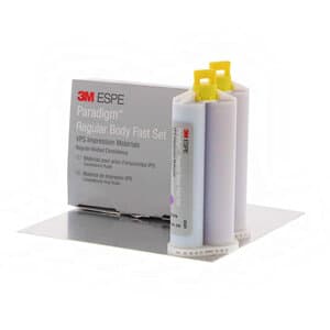 3M Paradigm Regular Body Fast Set VPS Impression Material, 50 mL Cartridge Refill, Pack of 2 - PARADIGM REGULAR BODY FAST PK2 REFILL 50ML CART - Image 1