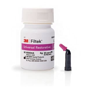 Filtek Universal Composite Restorative Capsules, Refill, Shade A4, 0.20 g, Pack of 20 - FILTEK UNIVERSAL CAPSULES REFILL A4 PK20 - Image 1