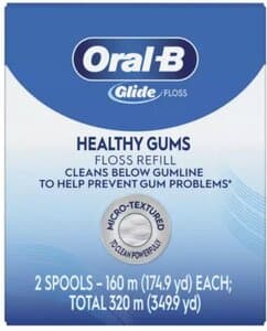 Oral-B Glide Healthy Gums Floss Refills, Unflavored, 160m Spool, 2/Box - Oral-B® Glide Healthy Gums Floss Refills 160m 2/Box - Image 1