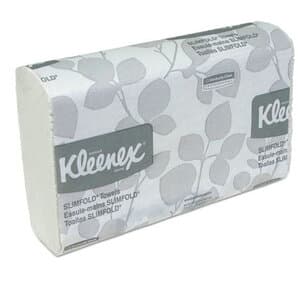 Scott Control Slimfold Hand Towels, 7.5" x 11.6", 90 Towels/Pkg, 24 Pkgs/Case - Kleenex White Slimfold Towels (24pks of 90) - Image 1