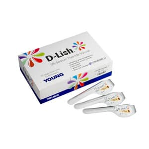 D-Lish 5% Sodium Fluoride Varnish, Assorted Flavors, Unit Dose 0.40 ml, 200/Bx - D-Lish Varnish 5% NaF Assorted Flavors (200) - Image 1