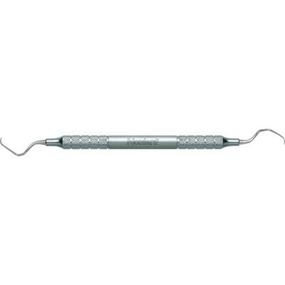 Relyant Gracey Curette #17/18L, Long Reach, Double End, Relyant #6 Handle, Stainless Steel, VSCGR17-18L - Relyant® Curette – # 17/18L, Gracey, Long Reach, Relyant® # 6 Handle, Double End - Relyant® Curette – # 17/18L, Gracey, Long Reach, Relyant® # 6 Handle, Double End - Image 1