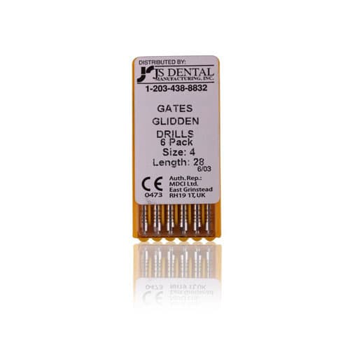 Choice Gates Glidden Drills, 28mm, Size #5, 6/Pack - Dental City - Gates Glidden - Image 1