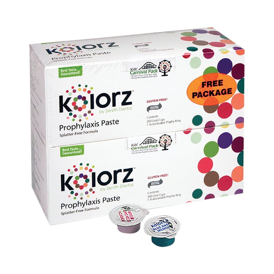 Kolorz Prophy Paste, Coarse, Cherry Burst, 400 Cups/Pkg, 788407 - Kolorz prophy paste coarse cherry burst 400/pkg - Image 1