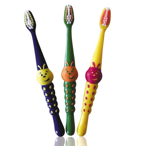 Oraline Caterpillar Child Toothbrush, Ages 3-5, 144/Pack - Oraline - Caterpillar Toothbrush Age 4-7 - Image 1