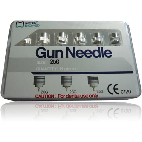 Meta Biomed E&Q Gun Needles, 23G + 25G, 3 Each/Box, 402120 - Meta Biomed - E&Q Gun Needles - Image 1