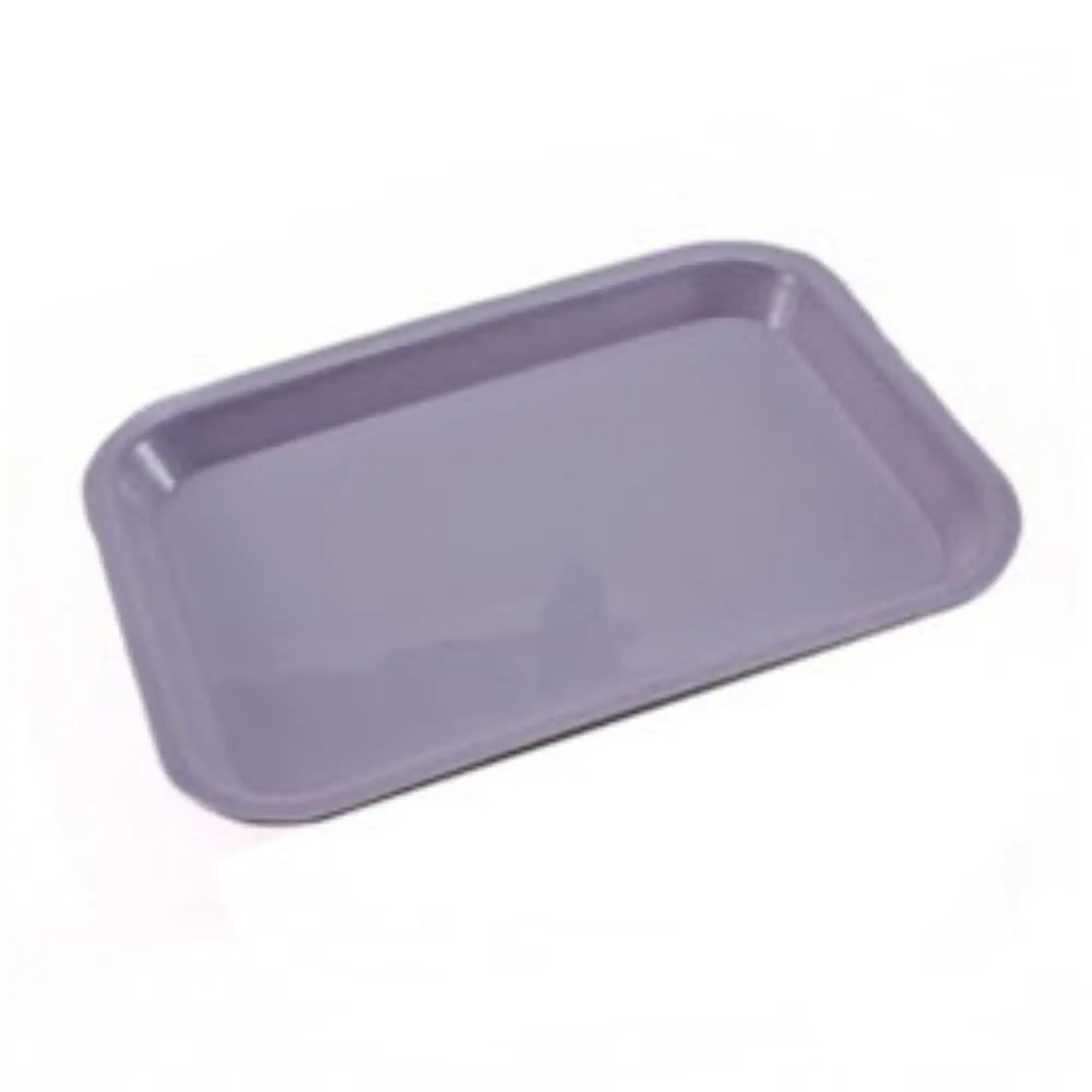 Plasdent Set-Up Plastic Flat Tray, Size F (Mini), Lilac, 9-5/8" x 6-5/8" x 7/8", 1/Pk, 300FMS-10PS - Set-Up Plastic Flat Trays, # F, Lilac, 1/Pk, 300FMS-10PS - Image 1