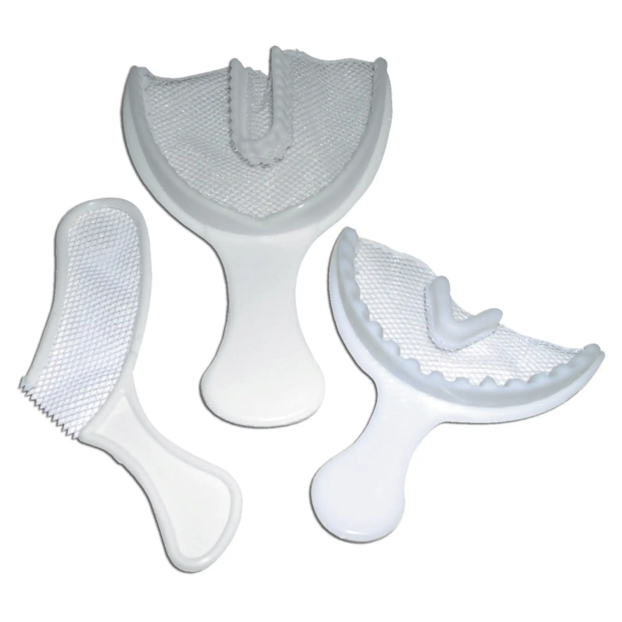 Quala Bite Tray, Anterior, Disposable Dual Arch Impression Tray, 35/Bx, QBT2010 - Bite Tray, Anterior, 35/Bx - Image 1