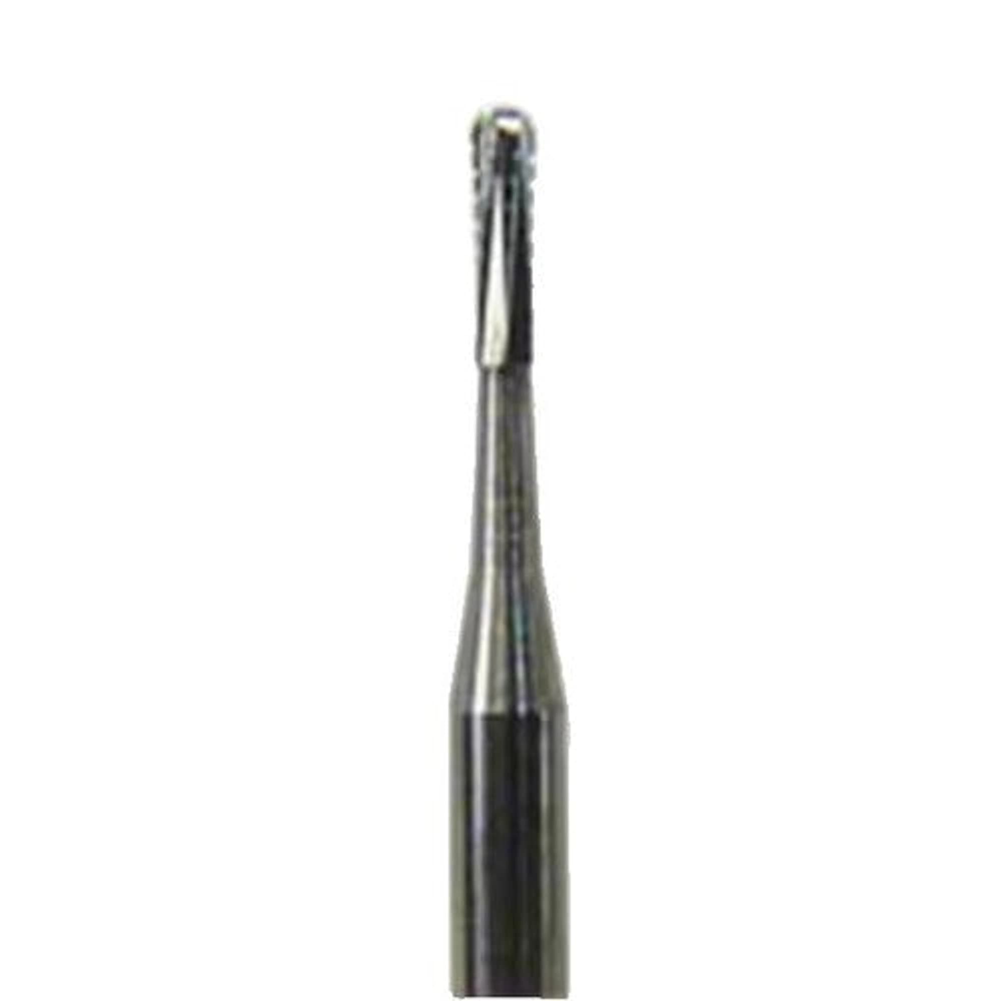 Coltene Alpen Carbide Bur #1157, Round End Straight Fissure, Friction Grip (FG), 1.0 mm Head Diameter, 100/Pk - Coltene - Alpen Carbide 1157 Fg 100Pk - Image 1