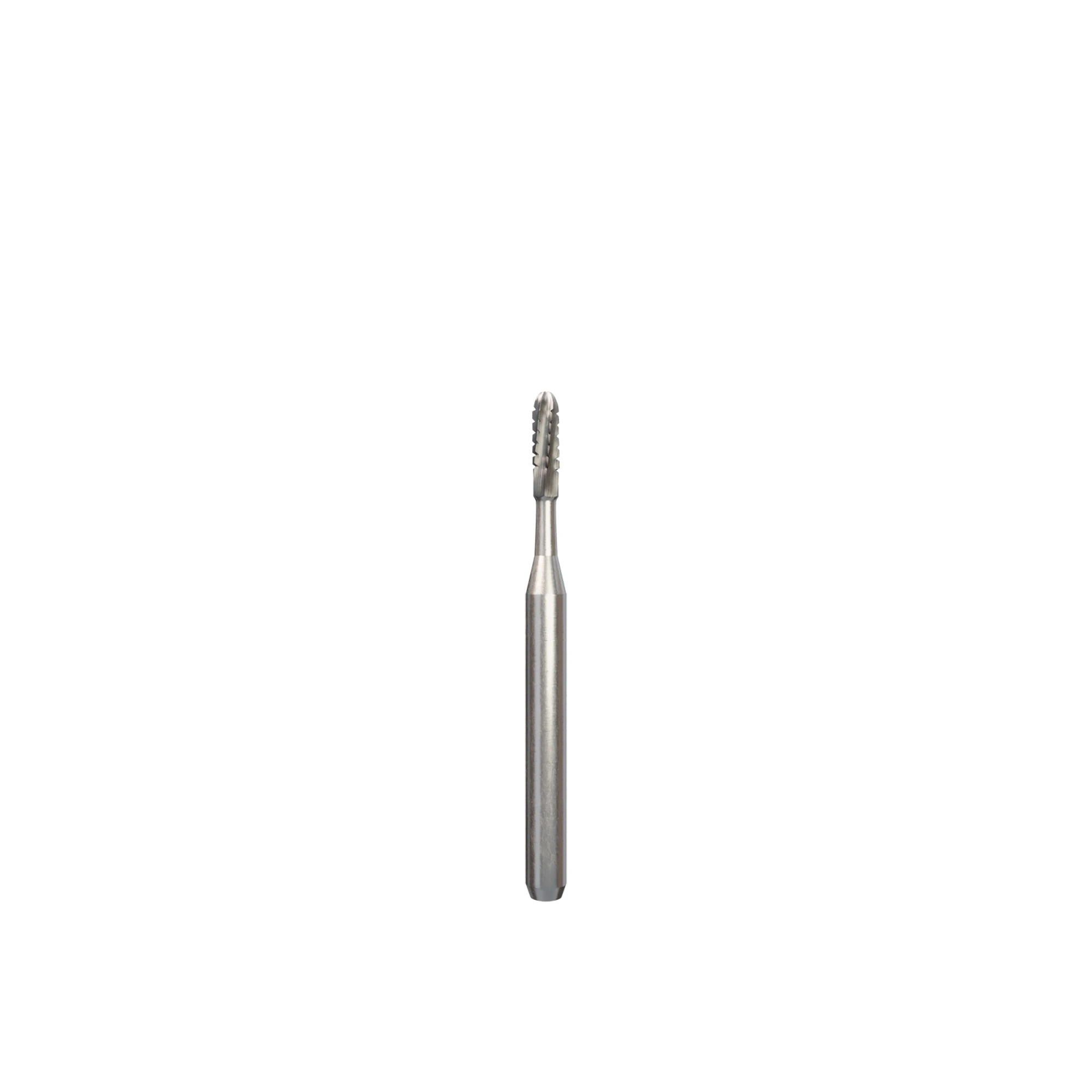 Coltene Alpen Carbide Bur FG #1557, Round End Cross Cut Fissure, 1.0 mm, 100/Pk, R101557C - Coltene - Alpen Carbide 1557 Fg 100Pk - Image 1