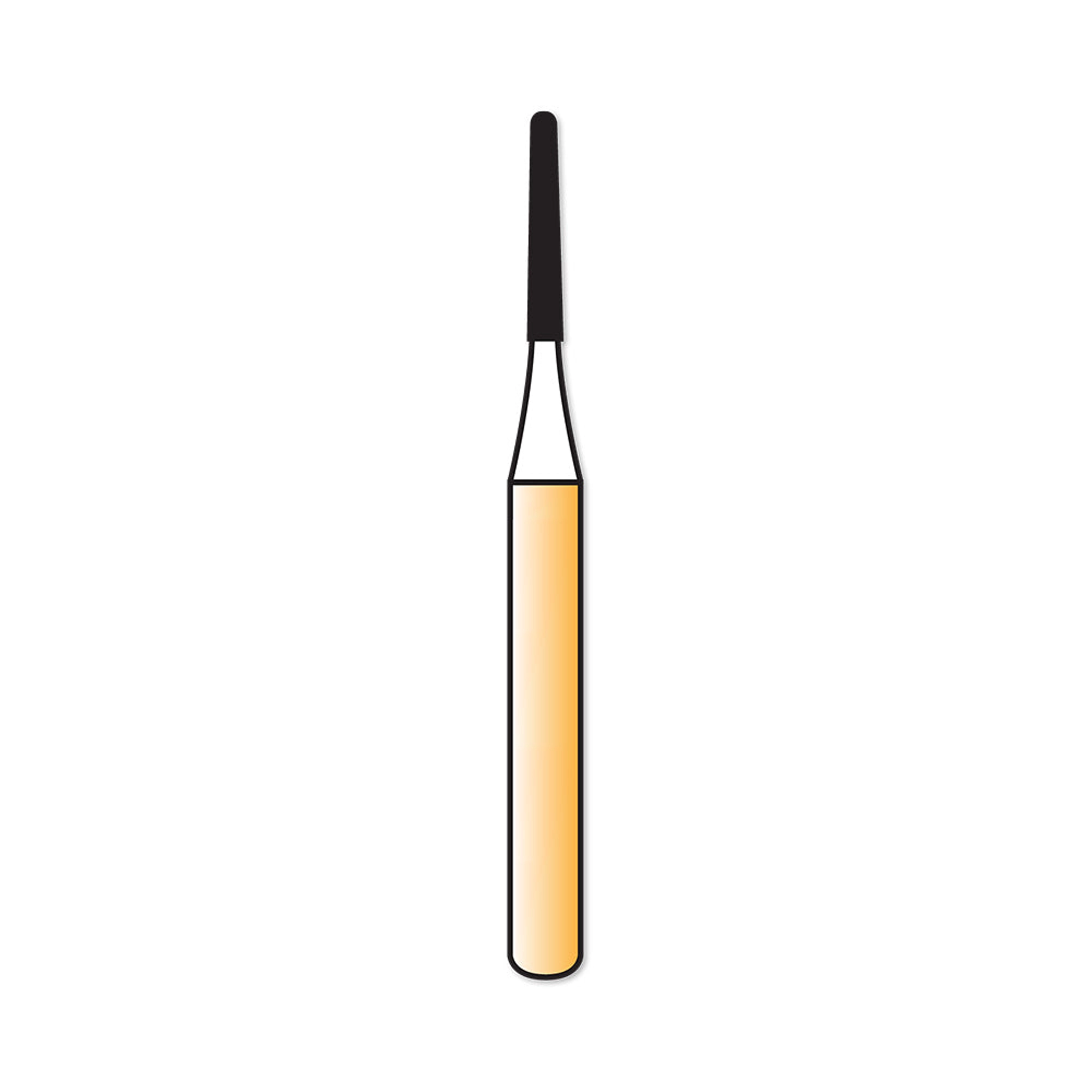 Coltene Alpen Carbide Trimming & Finishing Bur #7653, Round End Taper, 12 Flute, FG, 1.2 mm Diameter, Pack of 5, R707653 - Coltene - Alpen Carbide Burs 5Pk - Image 1