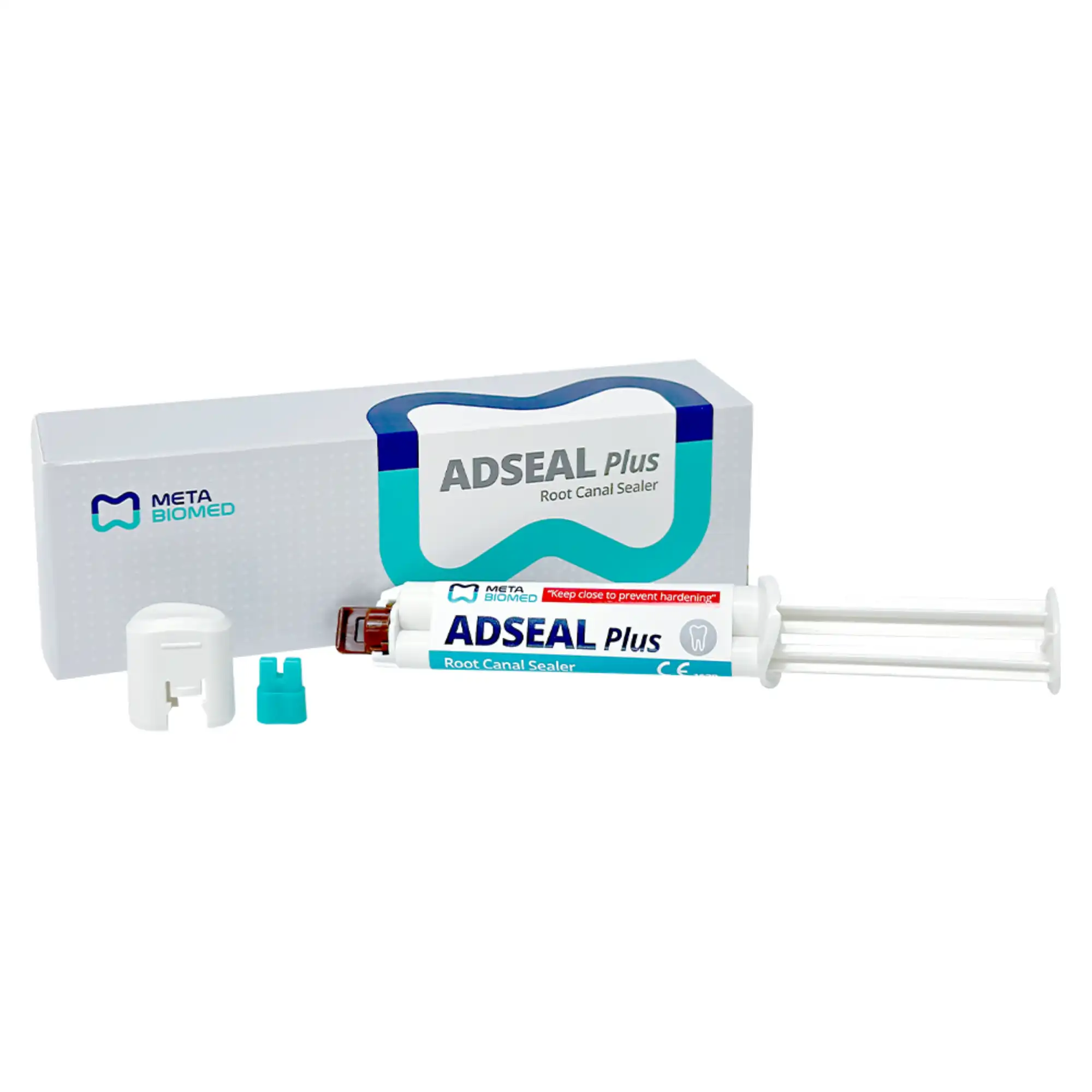Meta Biomed Adseal Plus Resin-Based Root Canal Sealer, Radiopaque, 13.5 g Dual Syringe, 303002 - Adseal Plus Resin-Based Root Canal Sealer Radiopaque 13.5 Gm. Dual syr - Image 1