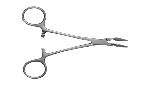 J&J Instruments Stieglitz Fragment Forceps, 5" 45-Degree Tip, 04-385 - J&J Instruments - Stieglitz Fragment Forceps - Image 1
