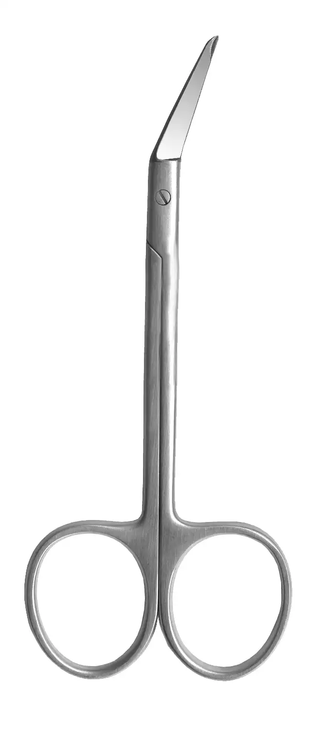 A. Titan Instruments Angled Suture Scissor, 4.5", Stainless Steel, 1/Pk, 809 - Scissor Suture Angled 809 - Image 1