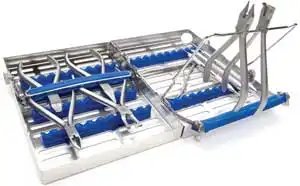 Hu-Friedy IMS Signature Series Double-Decker Orthodontic Cassette, 20-Instrument, Large, Red, 1/Pk, IM5200-OR - IMS Double-Decker Orthodontic Cassette, 20-Instrument, Large, Red, 1/Pk, IM5200-OR - Image 1