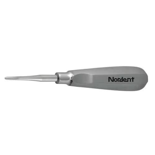 Nordent #80 Straight Gouge Surgical Elevator, Single End, 3.0 mm Blade, Stainless Steel, #201 Handle, E80 - Surgical Elevator – # 80, Gouge, Single End - Surgical Elevator – # 80, Gouge, Single End - Image 1