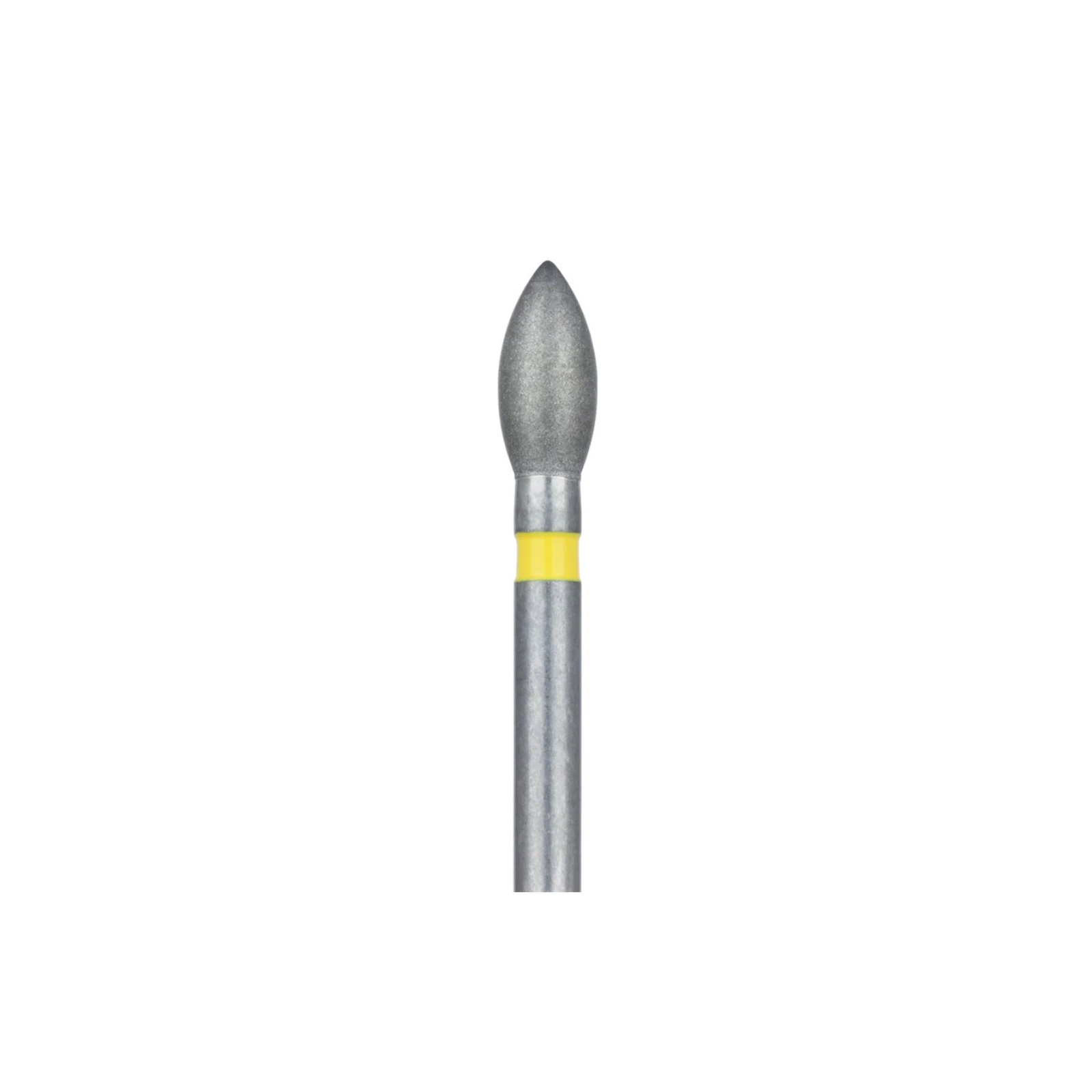 Meisinger 830C-025-RA Diamond Bur, Pointed Football, 2.5 mm, X-Fine Grit, Right Angle, 5/Pk - Meisinger Diamonds 830C-025-RA X-Fine 5/Pk - Image 1