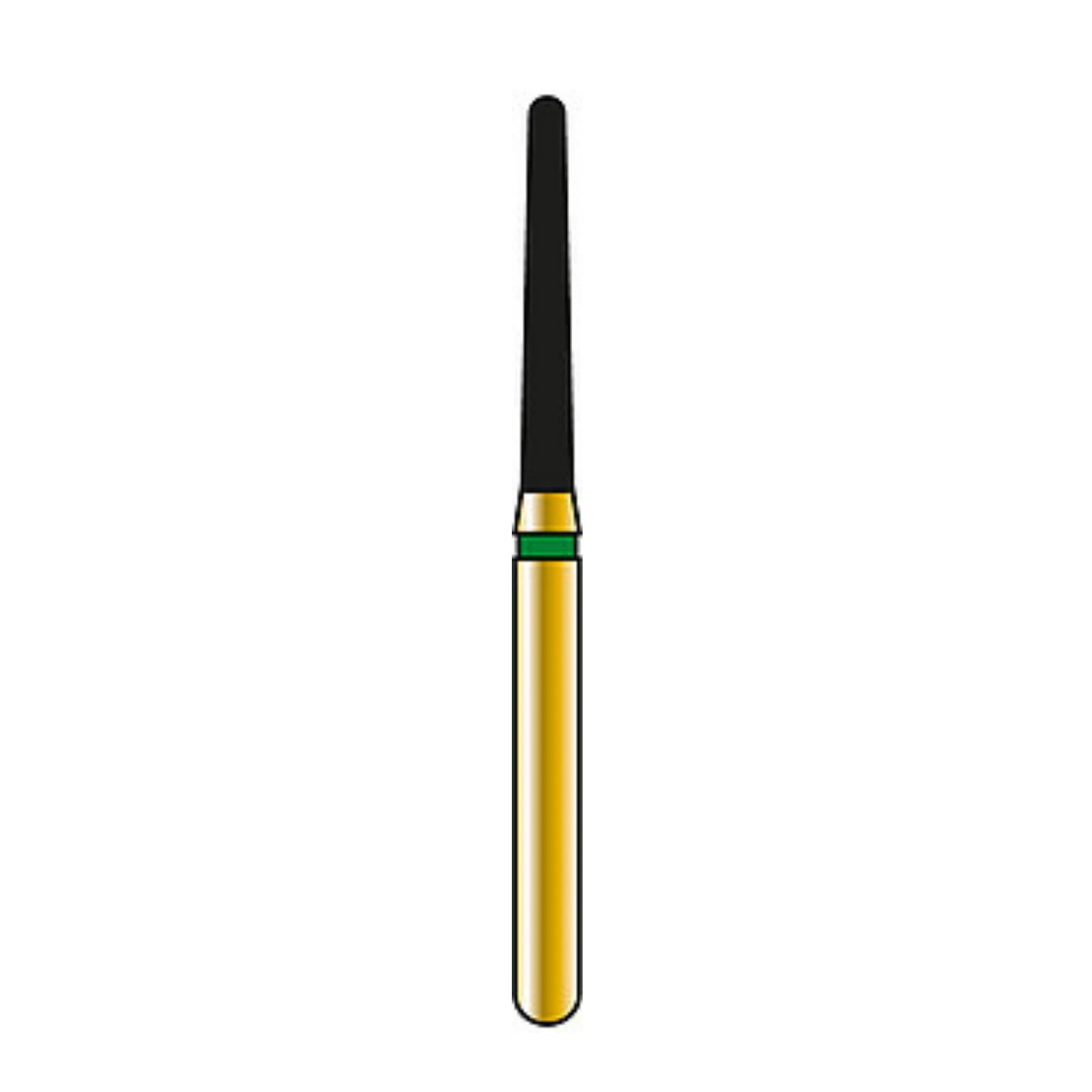 Alpen Multilayer Diamond Bur, FG #850.014, Round End Taper, Coarse Grit, 5/Pk - Alpen Multilayer Diamonds FG 850-014 Coarse 5/Pk - Image 1